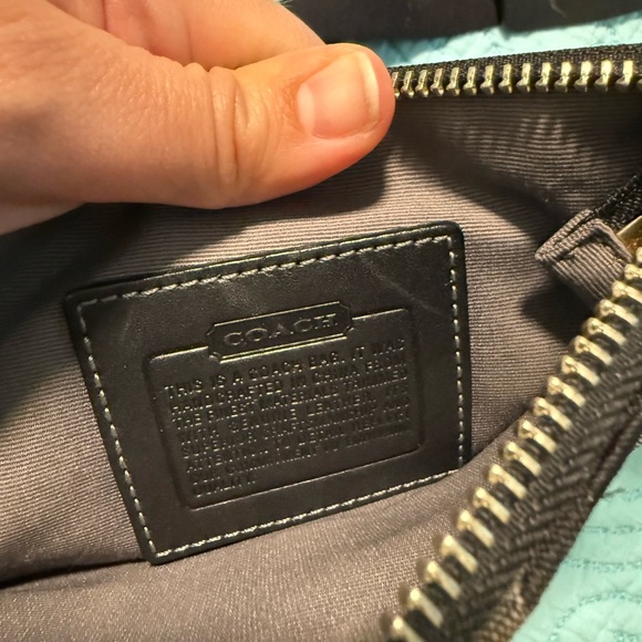 Coach Black and Gray Crossbody Bag - Picture 3 of 4